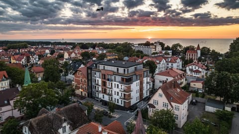 Property building, Bird's eye view, Sea view