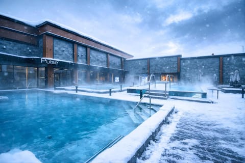 Winter, Spa and wellness centre/facilities, Pool view, Swimming pool