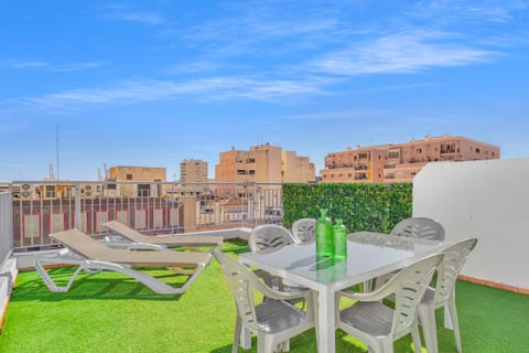 Property building, Day, View (from property/room), Balcony/Terrace, Dining area