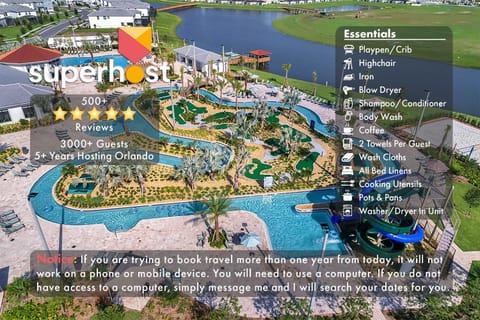 Aqua park, Text overlay