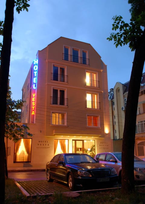 Property building, Sunset