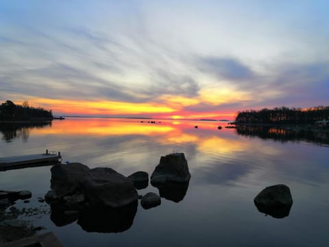 Spring, Sea view, Sea view, Sunset