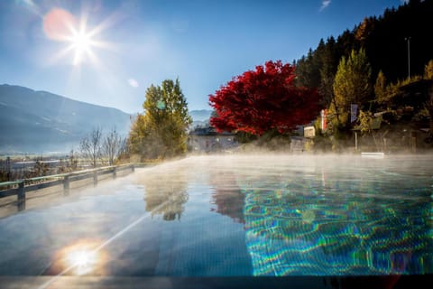 Natural landscape, Lake view, Mountain view, Pool view, Swimming pool