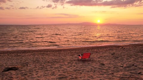 Beach, Sea view, Sunrise