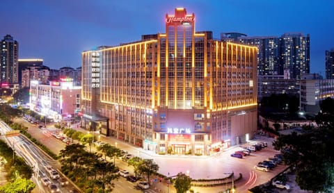 Property building, Night, Street view