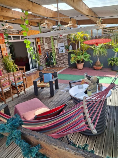 Property building, Patio