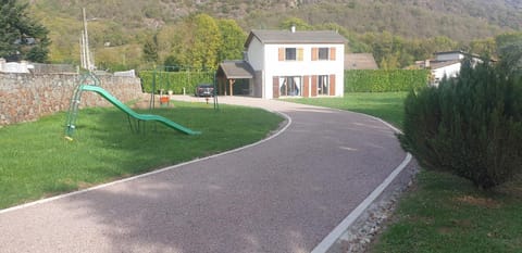 Natural landscape, Children play ground, Mountain view