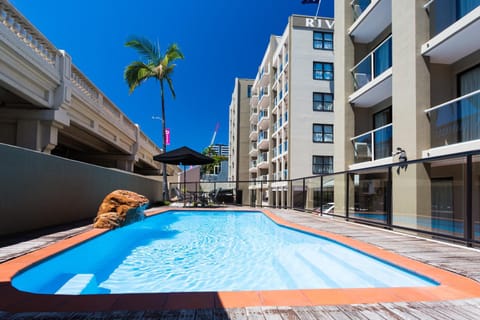 Property building, Pool view, Swimming pool