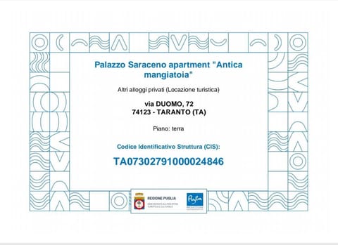 Palazzo Saraceno apartments-Antica mangiatoia Apartment in Province of Taranto