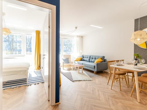 Living room, Seating area, Dining area