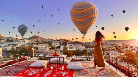 Natural landscape, Balcony/Terrace, Sunrise
