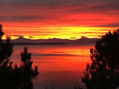 Mountain view, Sunset