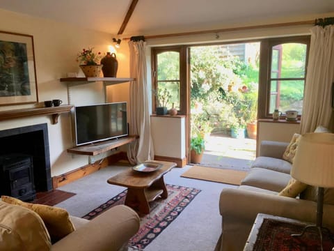 TV and multimedia, Living room, Decorative detail, Seating area, Garden view, Garden view