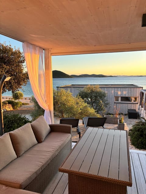 Property building, Sunset