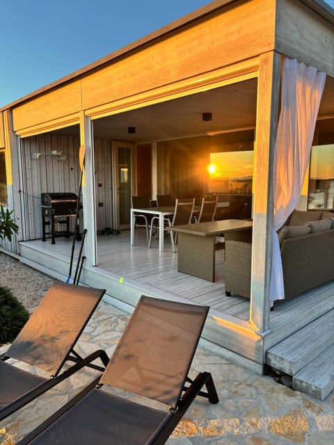 Property building, Sunset