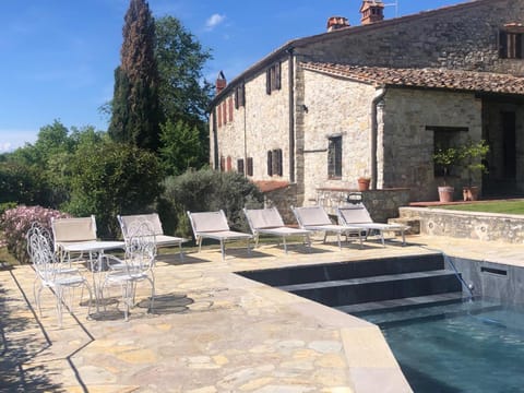 Property building, Pool view, Swimming pool, sunbed