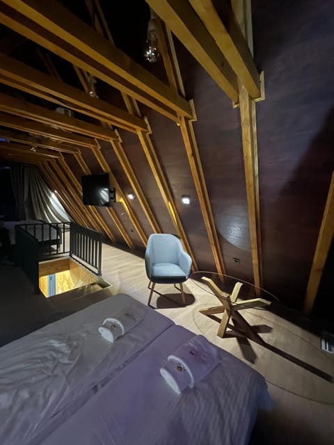 Bed, Night, Photo of the whole room, Bedroom, Breakfast