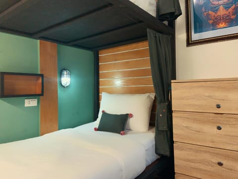Bed, Photo of the whole room, Bedroom, bunk bed