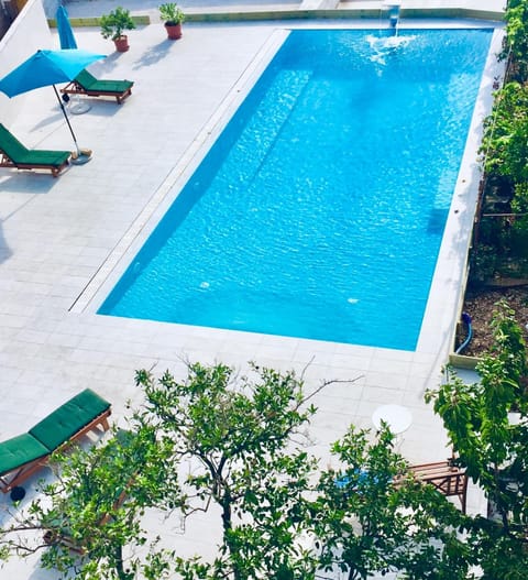 Garden, Pool view, Swimming pool, sunbed