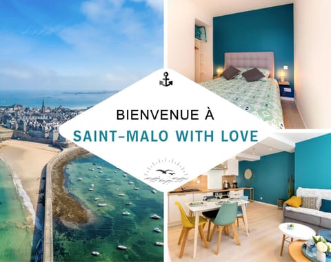 Saint-Malo With Love, Parking, Netflix, Wifi Apartment in St-Malo