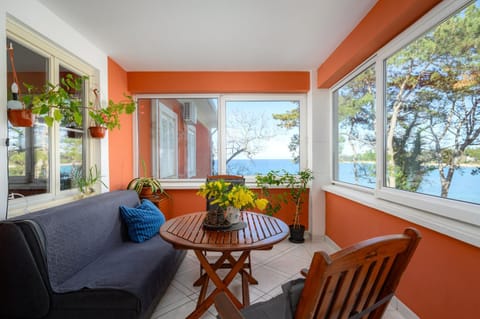 Day, Natural landscape, View (from property/room), Balcony/Terrace, Seating area, Sea view