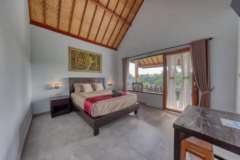 Bed, View (from property/room), Photo of the whole room, Bedroom, towels