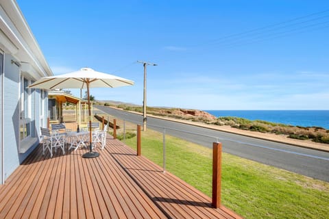 Patio, Sea view, Street view