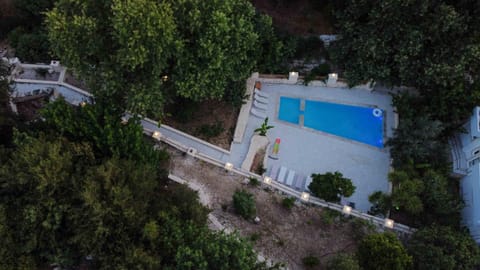 Natural landscape, Bird's eye view, Pool view, Swimming pool