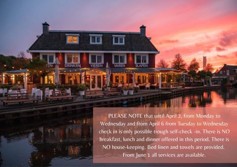 Property building, Lake view, Sunset