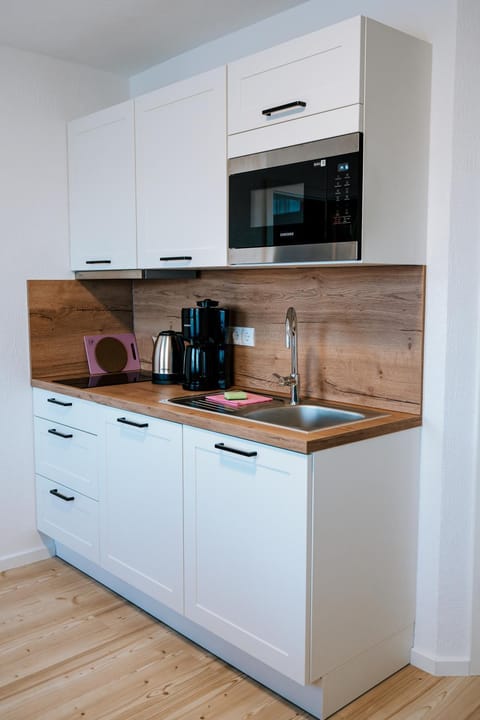 Coffee/tea facilities, Kitchen or kitchenette, minibar, stove