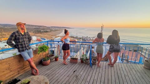 View (from property/room), Balcony/Terrace, Guests, Sea view, Sunset