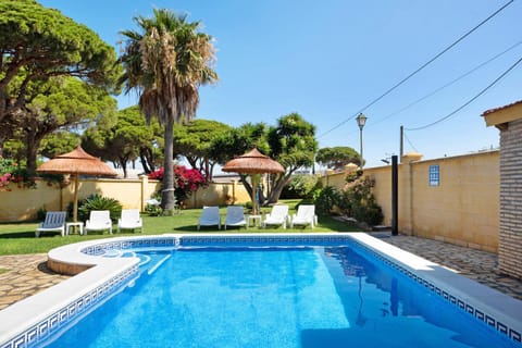 Property building, Living room, Swimming pool