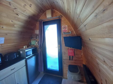 Hillside Camping Pods and Shepherd's Hut Campground/ 
RV Resort in Scotland