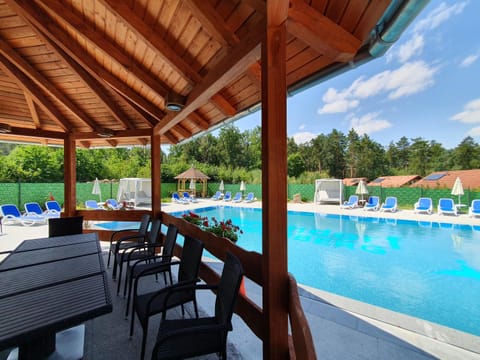 Day, Pool view, Swimming pool, Swimming pool, sunbed, Internal: Not applicable to any particular room