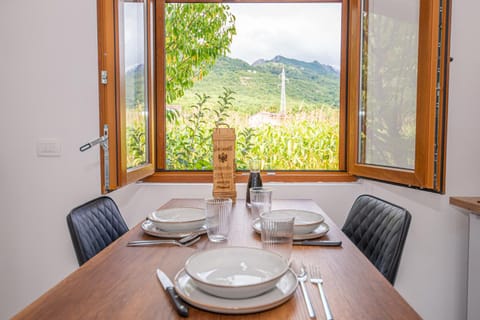 Natural landscape, Dining area, Mountain view