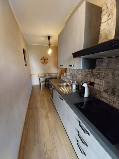 Kitchen or kitchenette, dishwasher, stove, kitchen