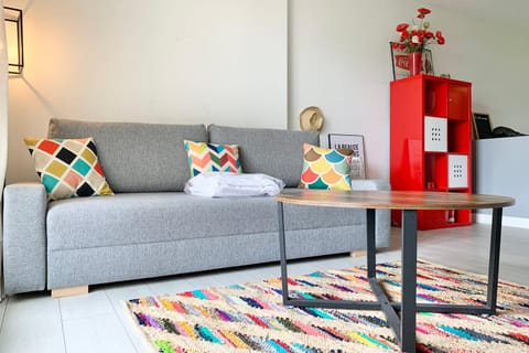 #D1 The red one Studio sofa bed Near GEM train station Apartment in Grenoble