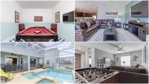 Patio, Billiard, Swimming pool, Family