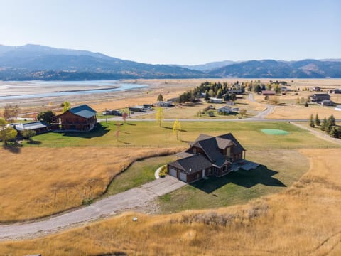 Alpine Airspace by KABINO Airpark Foosball Garage Satellite House in Wyoming