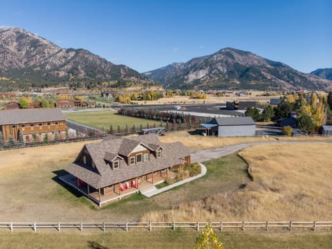 Alpine Airspace by KABINO Airpark Foosball Garage Satellite House in Wyoming