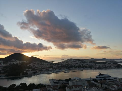 Nearby landmark, Natural landscape, Mountain view, Sea view, Sunset