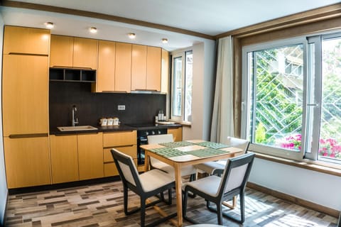 Kitchen or kitchenette, Dining area