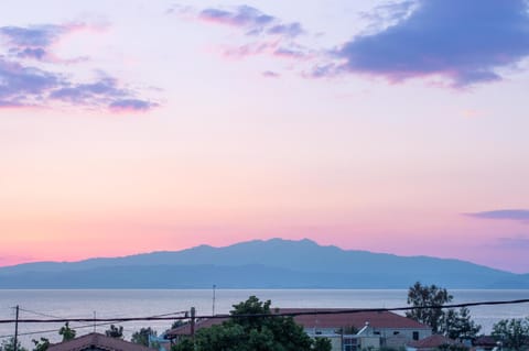 Natural landscape, Sea view, Sunset