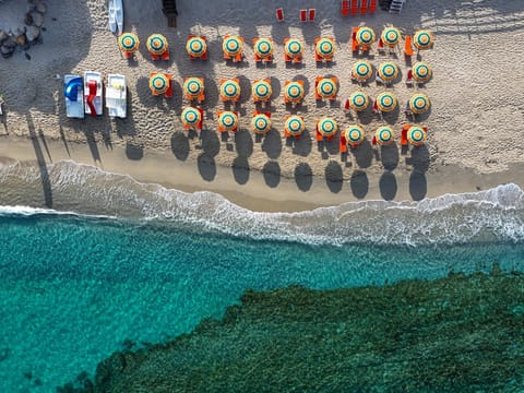 Day, Bird's eye view, Summer, Beach, Sea view, Seasons, Sunrise, Sunset