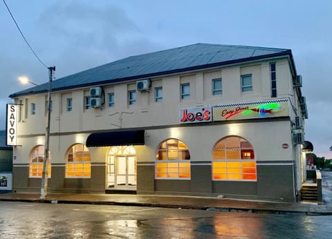 Property building, Sunset