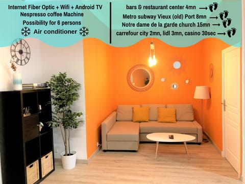 BEAU T3 NEUF PROCHE VIEUX-PORT A LA PLACE CORDERIE Apartment in Marseille