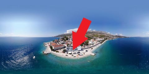Property building, Bird's eye view, Beach