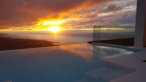 Swimming pool, Swimming pool, Sunset