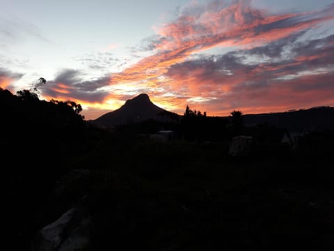 Mountain view, Sunset