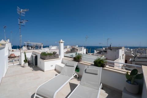 Day, View (from property/room), Balcony/Terrace, Sea view, sunbed